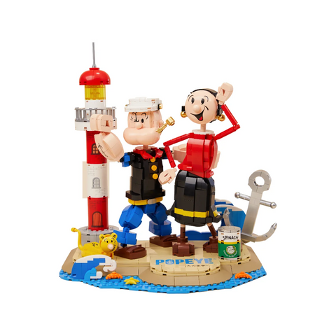 Popeye and Olive Oyl Construction Set