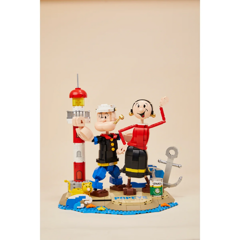 Popeye and Olive Oyl Construction Set