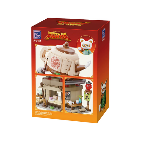 Kung Fu Panda Mini Street View Shifu Tea Stall Building Set