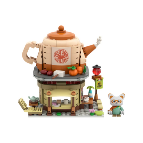Kung Fu Panda Mini Street View Shifu Tea Stall Building Set