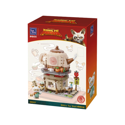 Kung Fu Panda Mini Street View Shifu Tea Stall Building Set