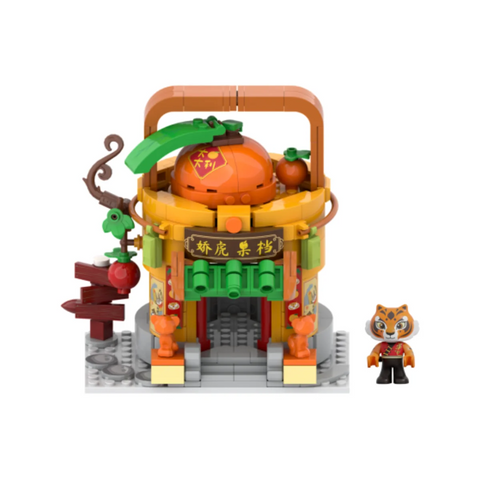 Kung Fu Panda Mini Street View - Tigress Fruit Store Building Set