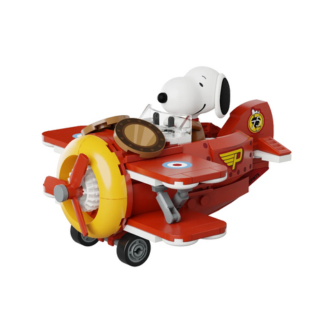 Snoopy Biplane Building Set