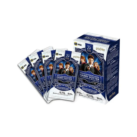 KAKAWOW Aura Harry Potter 25th Anniversary Trading Cards Box 10 Packs Sealed