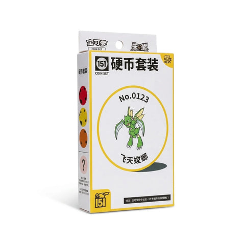 Pokémon TCG Collect 151 Gathering Coin Set Scyther – Simplified Chinese