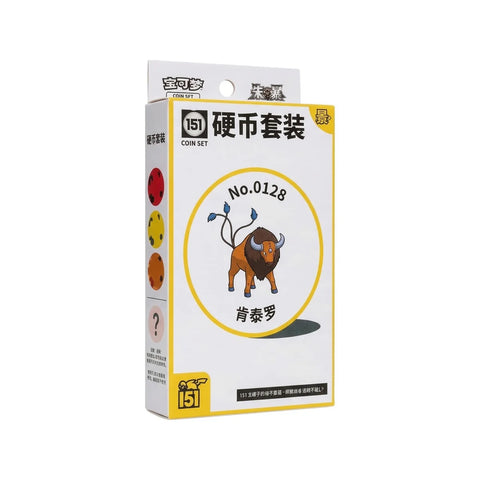Pokémon Collect 151 Gathering Coin Set Tauros – Simplified Chinese TCG
