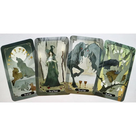 Dark Wood Tarot Mini Cards Deck Llewellyn Sasha Graham Miniature Edition