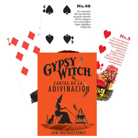 Gypsy Witch Fortune Telling Cards Spanish Deck by US Games New Sealed