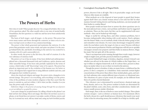 Cunninghams'S Encyclopeda Of Magical Herbs And Plants Pagan Book Llewellyn NEW