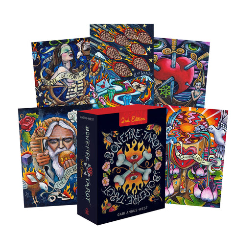 Bonefire Tarot Cards Deck 2Nd Edition Gabi Angus-West Schiffer Publishing Sp172