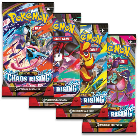 Pokemon TCG Mega Evolution Chaos Rising Booster Pack 10 Cards English (ENG)