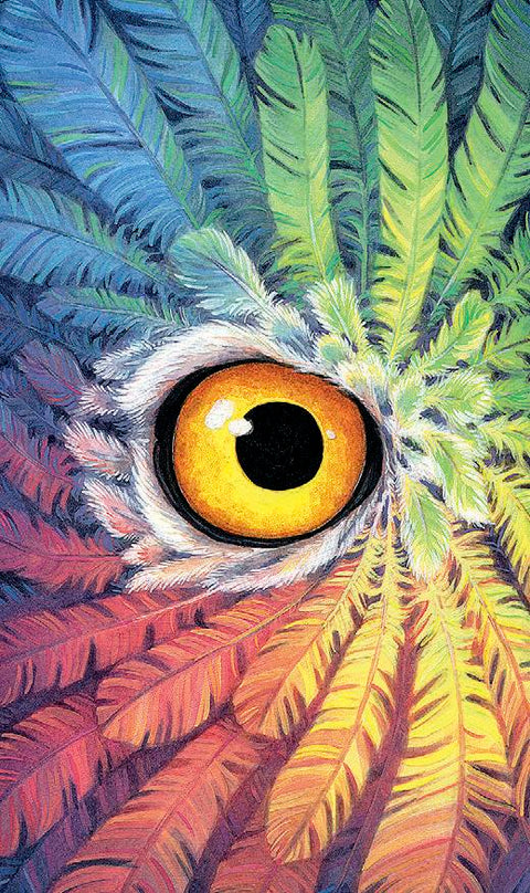 Tarot of the Owls Mini 78-Card Deck Pocket Size Owl Tarot Llewellyn