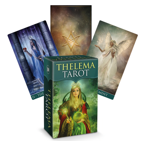Thelema Mini Tarot Deck by Lo Scarabeo 78 Cards with Guidebook New