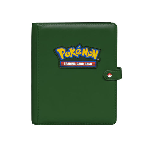 Premium Green 4-Pocket Snap Binder for Pokémon Ultra Pro
