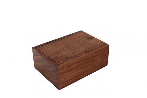 Italfama Acacia Wood Chess Piece Storage Box 25x10x7.5cm Italy