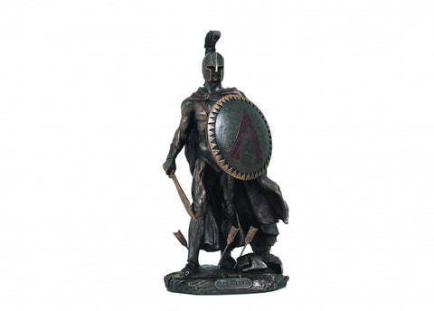 Leonidas Spartan Warrior Bronze Resin Figurine 25cm by Italfama