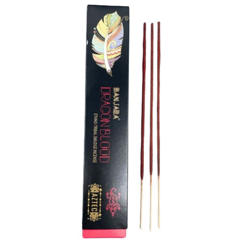 Banjara Dragon's Blood Tribal Smudge Incense Sticks, Box of 10, Nepal