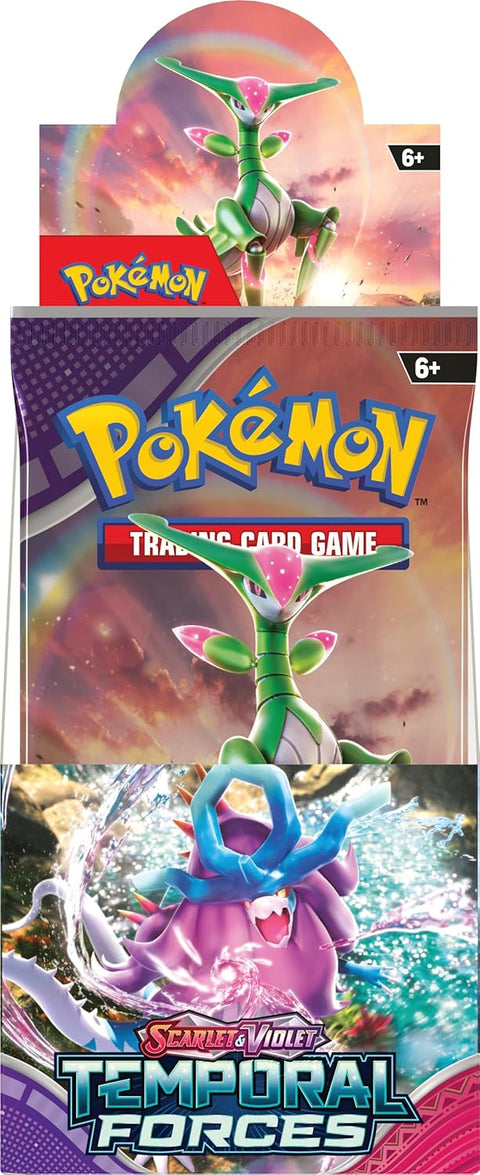 Pokemon TCG Scarlet & Violet Temporal Forces Half Booster Box 18 Packs