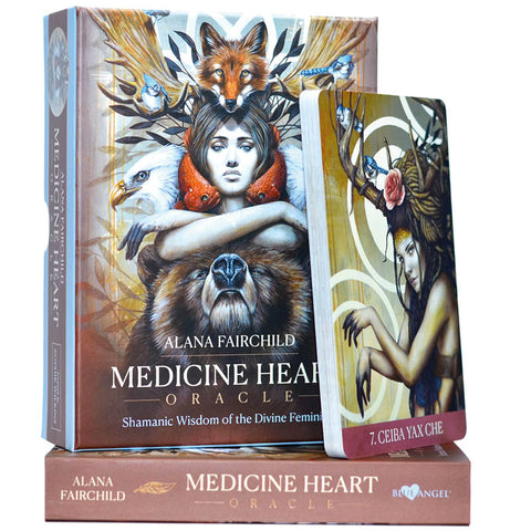 Medicine Heart Oracle Cards Deck And Guidebook Blue Angel