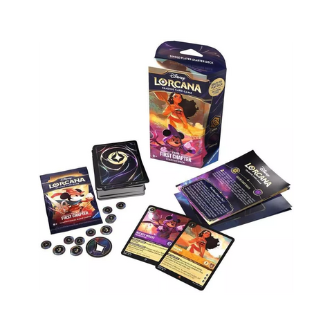 Disney Lorcana The First Chapter Amber Amethyst Starter Deck English TCG