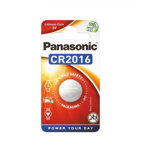 Panasonic CR2016 Lithium Coin battery 1 pc.