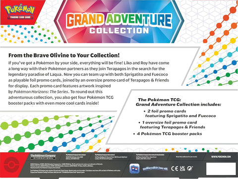 Pokemon TCG Horizons Grand Adventure Collection Box Promos & 4 Boosters