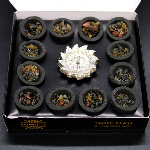 Box of 12 Resin Cups - Myrrh AW Aromatics