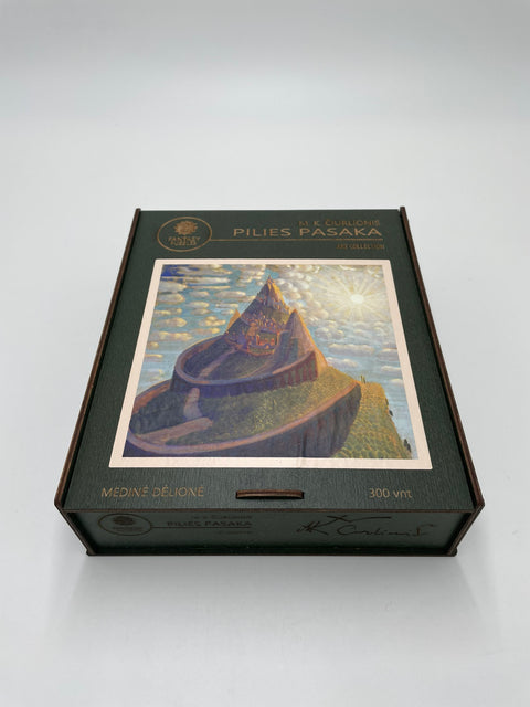 M.K. Ciurlionis Tale of the Castle 150pc Wooden Jigsaw Puzzle M