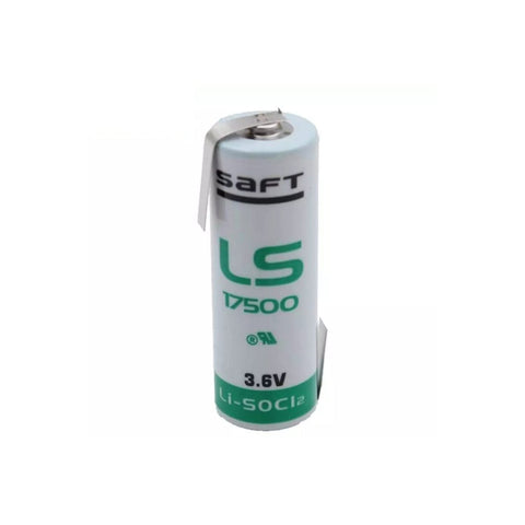 Saft LS17500 3.6V 3600mAh Li-SOCl2 Lithium Battery Z Solder Tags France