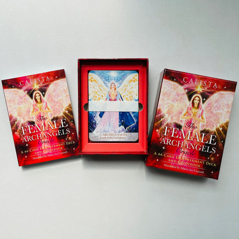 Female Archangels Oracle Cards Deck & Guidebook by Calista Findhorn
