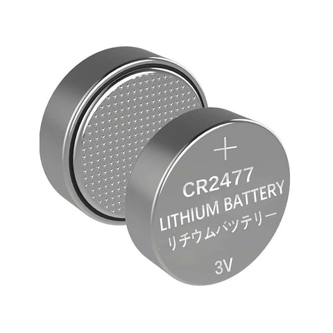 2x Varta CR2477 3V Lithium Coin Cell Batteries Mercury Free