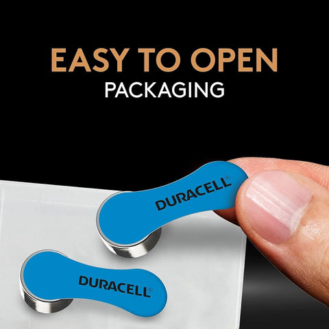 60x Duracell 675 Hearing Aid Batteries Zinc Air 1.45V Mercury Free