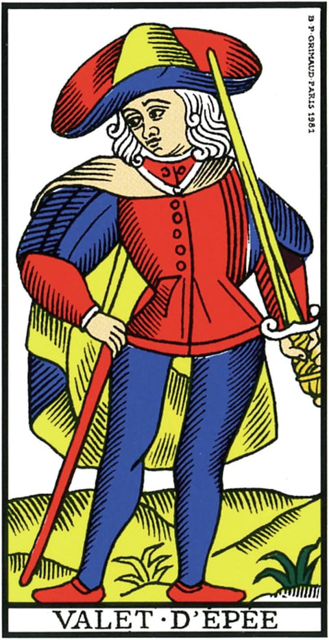 Mini Tarot de Marseille Cards French Edition Grimaud Cartomancie