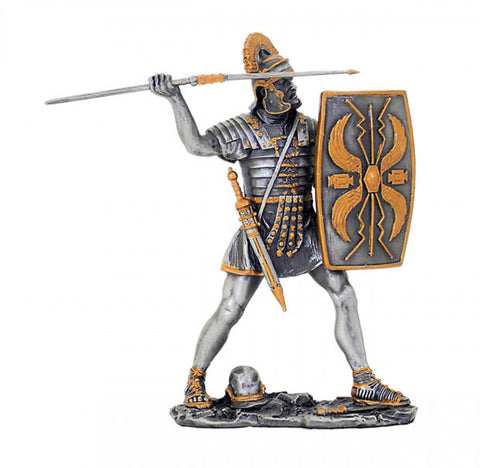 Italfama Roman Soldier Pewter Figurine 11cm Hand Painted Made in Italy