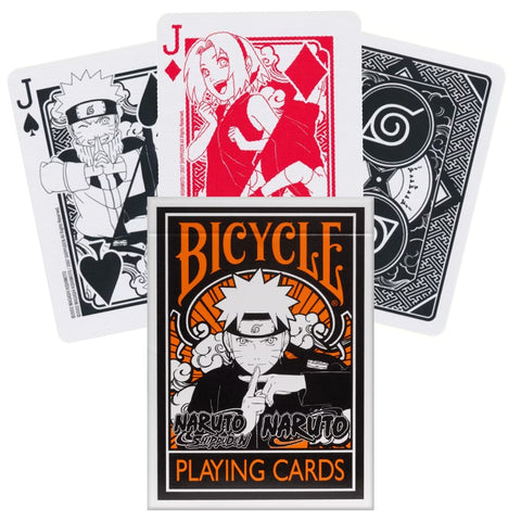 Bicycle Naruto Playing Cards Deck – Premium Poker Size Anime Cards