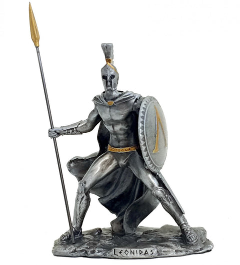 Leonidas Greek Warrior Tin Figurine 12cm Hand Painted Italfama Italy