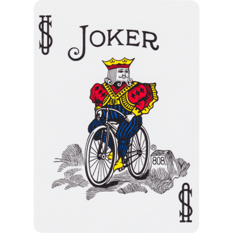 Bicycle Slue Seal rider Back 808 Playing Cards (blue deck)