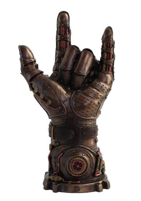 I Love You Hand Statue 23cm Resin Bronze Finish Italfama Home Decor
