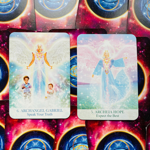 Female Archangels Oracle Cards Deck & Guidebook by Calista Findhorn