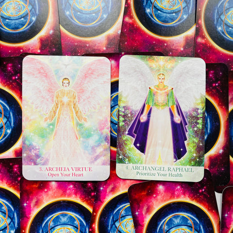 Female Archangels Oracle Cards Deck & Guidebook by Calista Findhorn