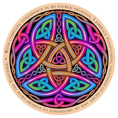 Circles of Healing Affirmation Cards Deck by Blue Angel 44-Card Oracle