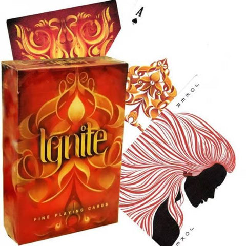 Ellusionist Ignite Playing Cards Deck Red Poker Magic Tricks