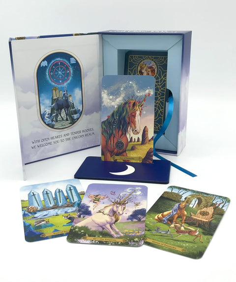 Celestial Unicorn Tarot & Oracle Deck 78 Cards with Guidebook Llewellyn
