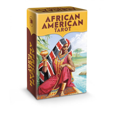 African American Mini Tarot Deck 78 Cards with Guidebook by Lo Scarabeo