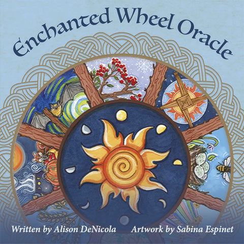 Enchanted Wheel of the Year Oracle Deck 45 Round Cards & Guidebook