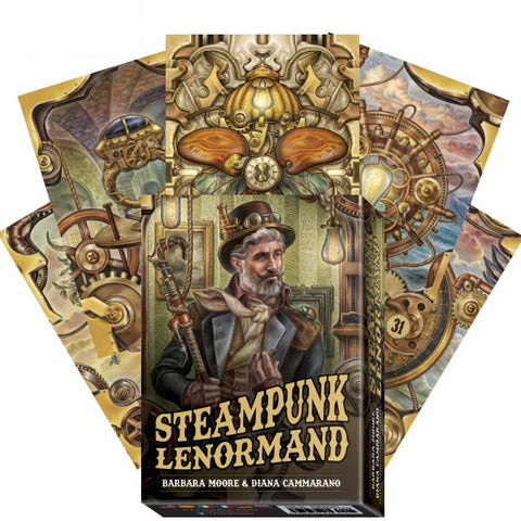 Steampunk Lenormand Oracle Cards Lo Scarabeo Barbara Moore Diana Cammarano NEW