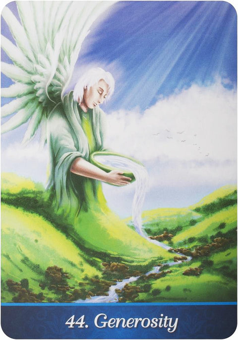 Angel Inspiration Oracle Deck by Kim Dreyer, 44 Cards, US Games Systems