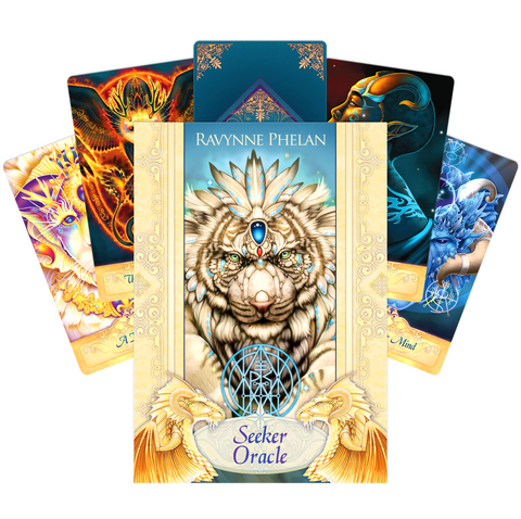 Seeker Oracle Cards Deck by Ravynne Phelan Blue Angel Tarot Divination