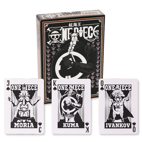 One Piece Kuma Anime Poker Playing Cards by Card Mafia Black Core