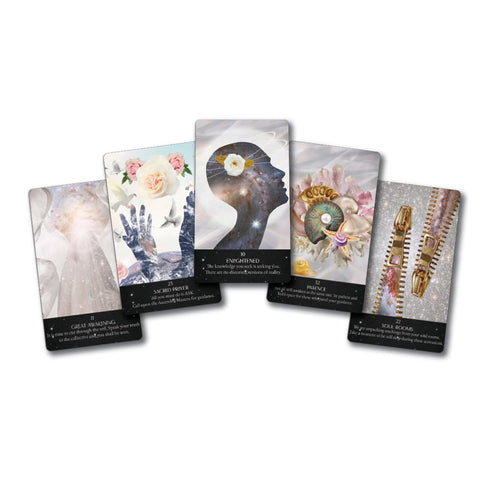 Starlight Frequencies Oracle Cards Deck 44 Cards & Guidebook Sacred Scribe